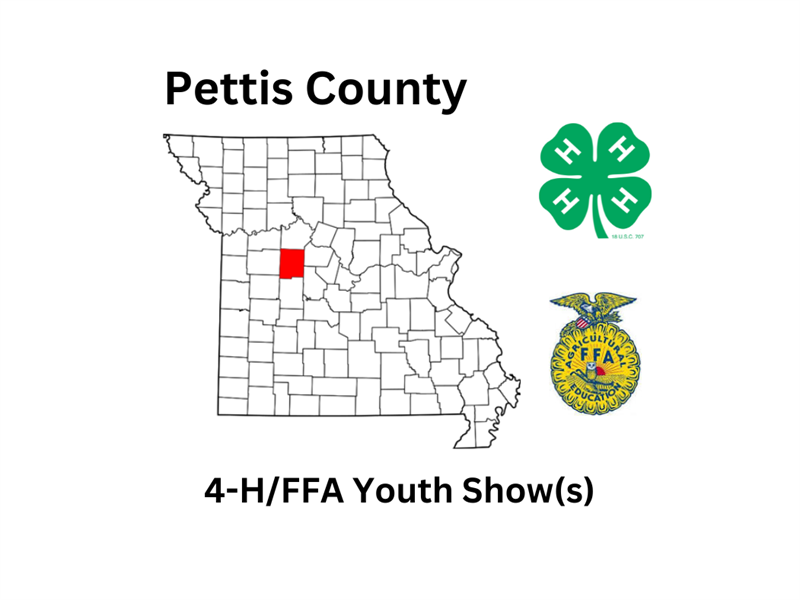 Logo for 2024 Pettis County 4-H & FFA Youth Show(s)
