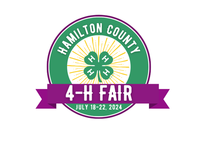Logo for 2024 Hamilton County 4-H Fair
