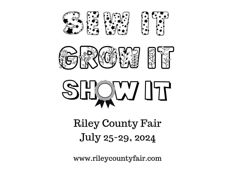 Logo for 2024 Riley County Fair